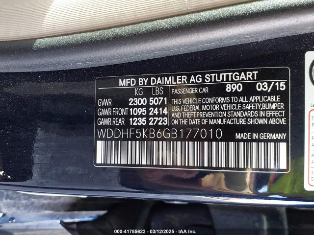 Mercedes-Benz E 350 2016 WDDHF5KB6GB177010 Image 9