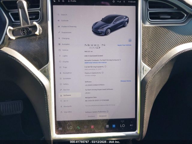 5YJSA1E29HF204881 Tesla MODEL S