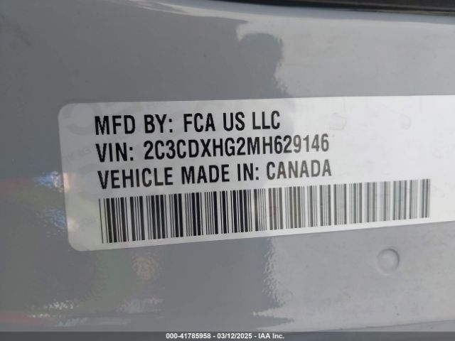 2021 DODGE CHARGER 2C3CDXHG2MH629146 Photo 8