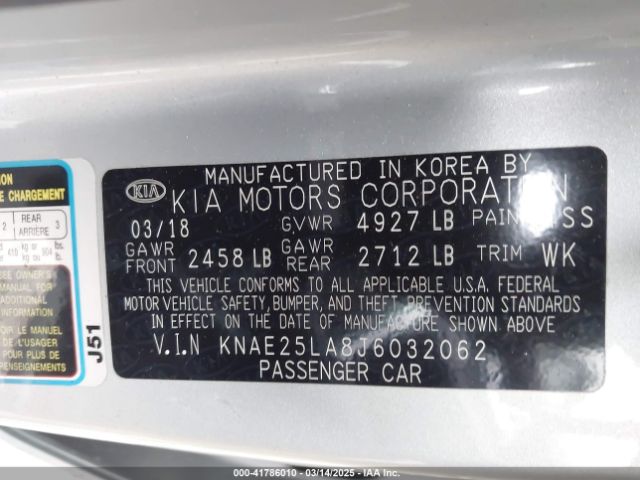 KNAE25LA8J6032062 KIA Stinger Premium