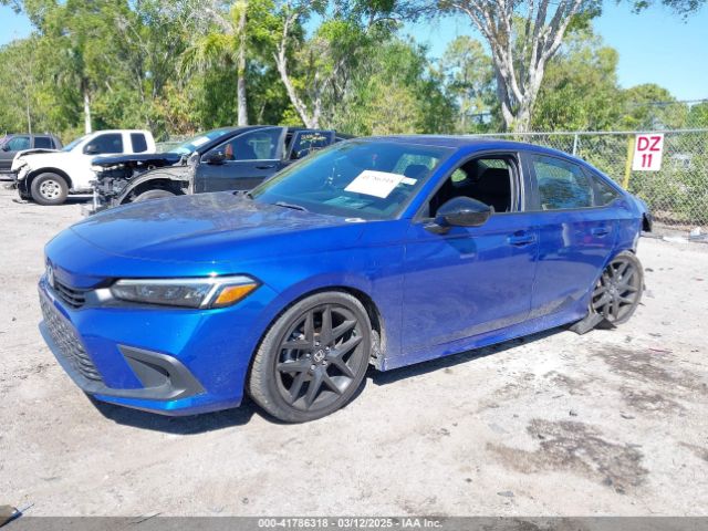 2HGFE2F58NH575431 Honda Civic Sport