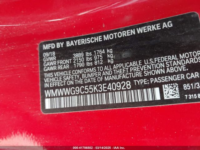 WMWWG9C55K3E40928 Mini Convertible Cooper S