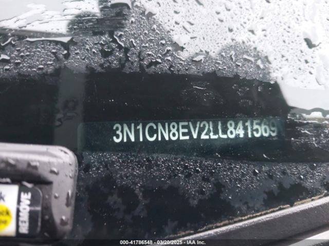 3N1CN8EV2LL841569 Nissan Versa Sv Xtronic Cvt