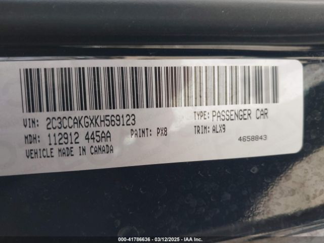 2019 CHRYSLER 300 2C3CCAKGXKH569123 Photo 8