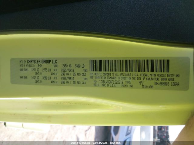 1C4BJWDG6FL522316 Jeep Wrangler Unlimited Sport