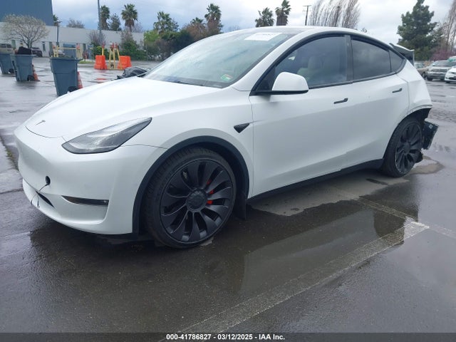2021 TESLA MODEL Y 5YJYGDEFXMF230350 Photo 1