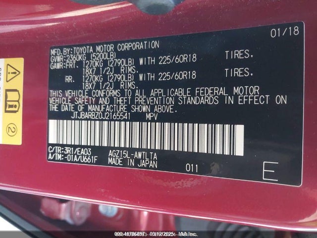 JTJBARBZ0J2165541 Lexus 8ar-fts