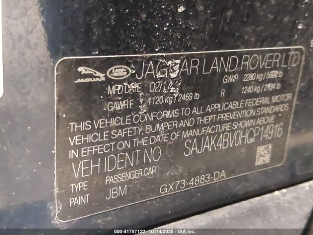 2017 JAGUAR XE SAJAK4BV0HCP14916 Photo 8