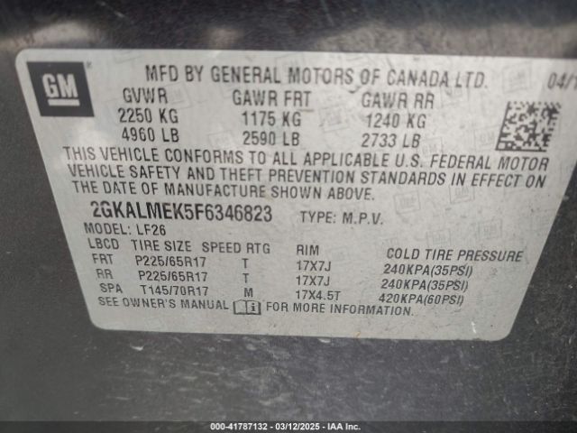 2GKALMEK5F6346823 GMC Terrain Sle-1