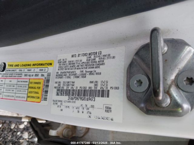 3FA6P0H79GR169473 Ford FUSION SE