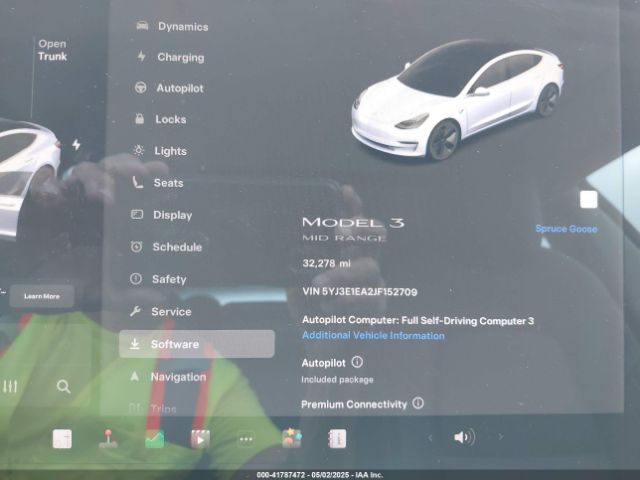 5YJ3E1EA2JF152709 Tesla MODEL 3