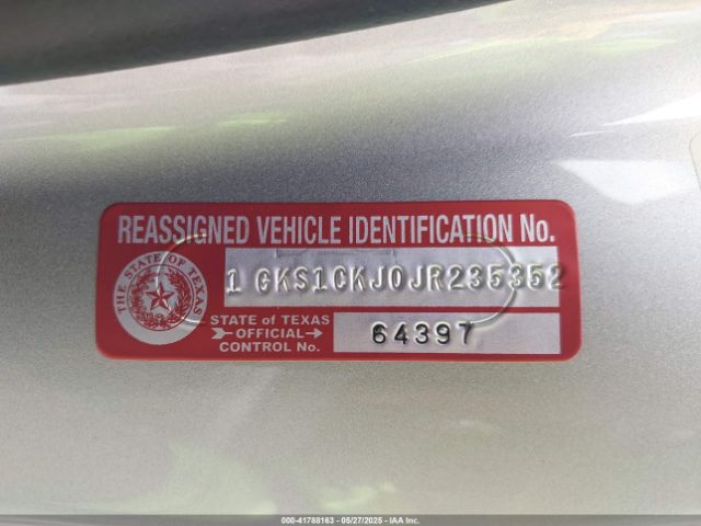 1GKS1CKJ0JR235352 GMC YUKON DENALI