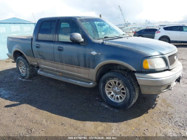 Auction sale of the 2001 Ford F-150 King Ranch Edition/lariat/xlt, vin: 1FTRW08L01KC44130, lot number: 41788193