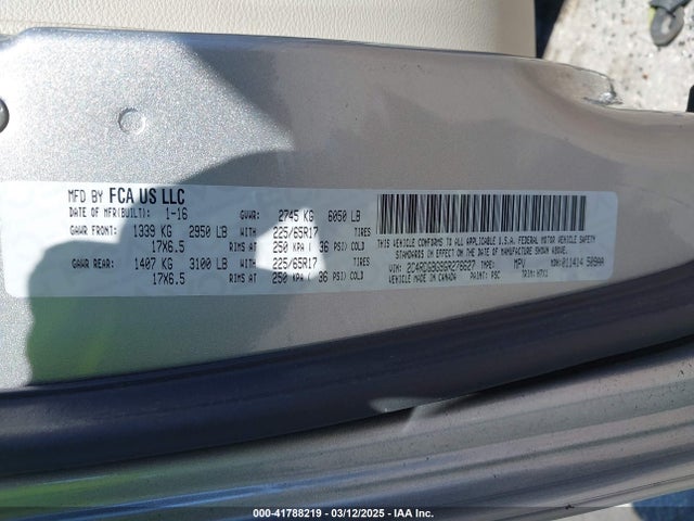 2C4RDGBG9GR276627 Dodge Grand Caravan Se