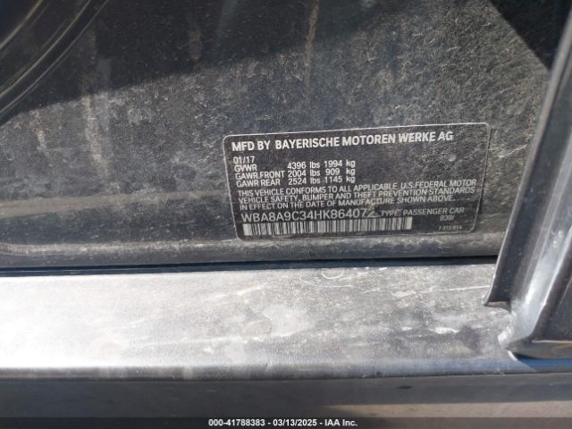 WBA8A9C34HK864072 BMW 320i