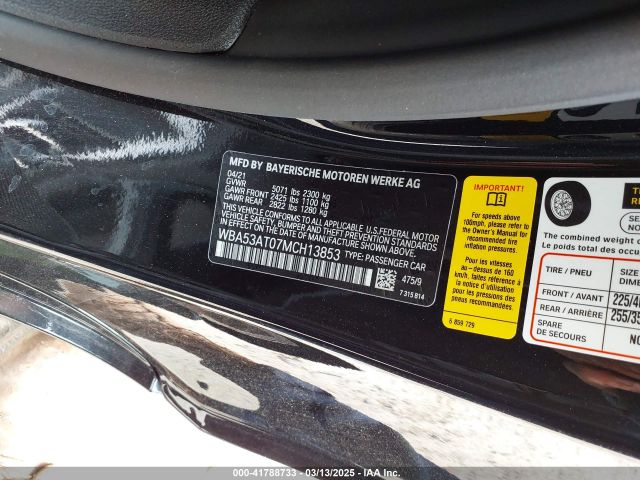 WBA53AT07MCH13853 BMW M440I