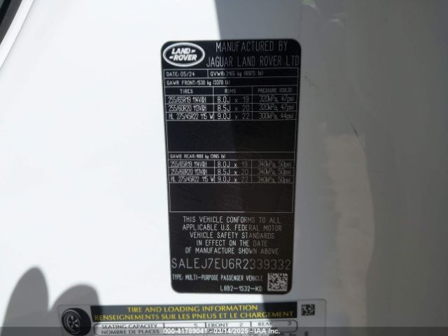 SALEJ7EU6R2339332 Land Rover Defender 110 P400 S