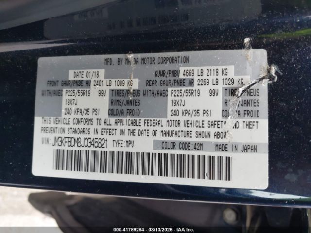 JM3KFBDM8J0345821 Mazda Cx-5 Grand Touring