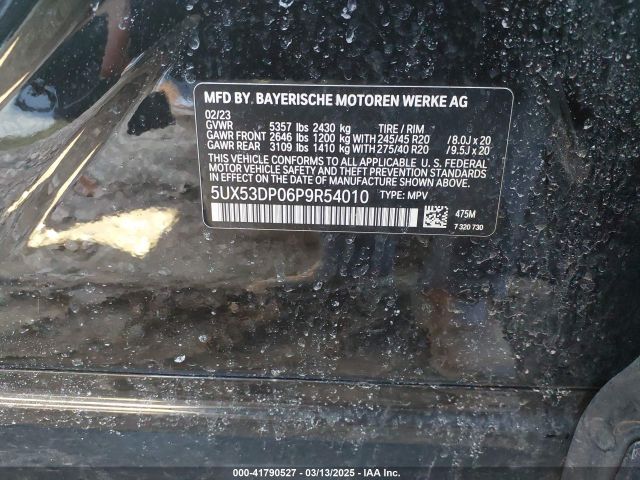 5UX53DP06P9R54010 BMW X3 Xdrive30i