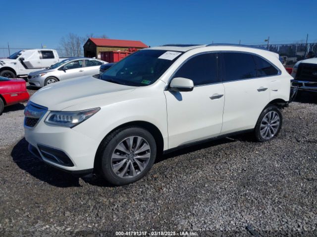 2015 ACURA MDX 5FRYD4H67FB011917 Photo 1