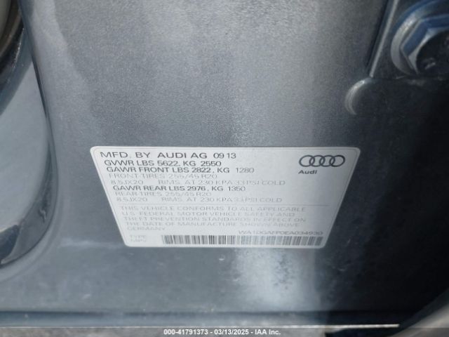 2014 AUDI Q5 WA1DGAFP0EA034930 Photo 8