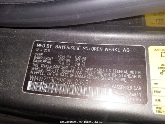 2012 MINI COOPER S COUNTRYMAN WMWZC3C59CWL83491 Photo 8