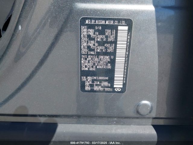 2018 INFINITI QX80 JN8AZ2NF2J9665048 Photo 8