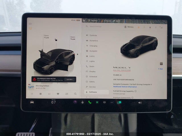 7SAYGDEF0NF448219 Tesla 2022