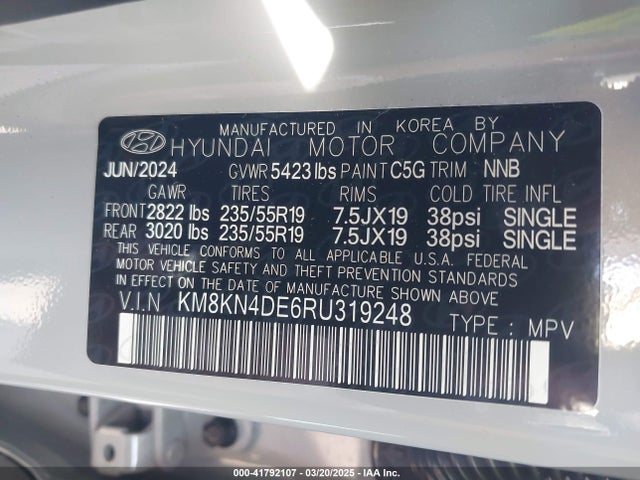Hyundai Ioniq 5 Sel 2024 KM8KN4DE6RU319248 Image 9