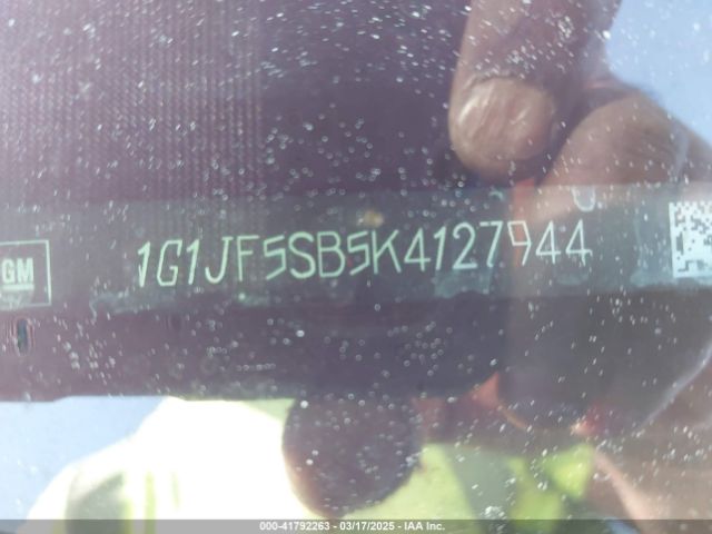 1G1JF5SB5K4127944 Chevrolet Sonic Premier Auto
