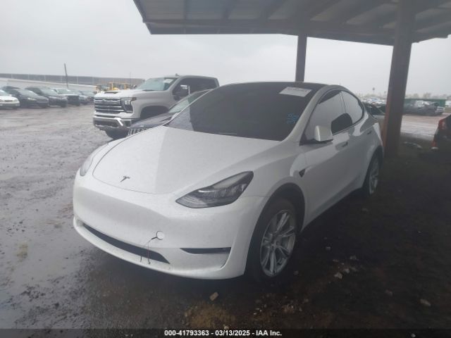 2022 TESLA MODEL Y 7SAYGDEE0NF451371 Photo 1