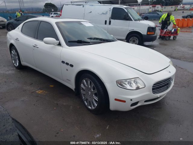 2008 MASERATI QUATTROPORTE ZAMFE39A780033643