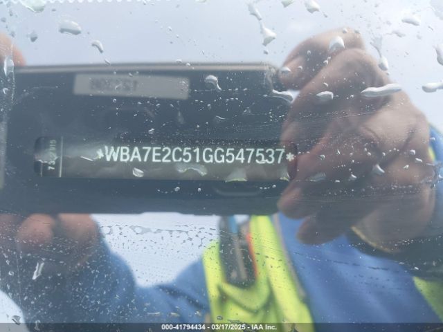 WBA7E2C51GG547537 BMW 740I