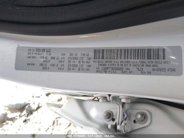 2019 RAM 1500 1C6SRFFT3KN560353 Photo 8
