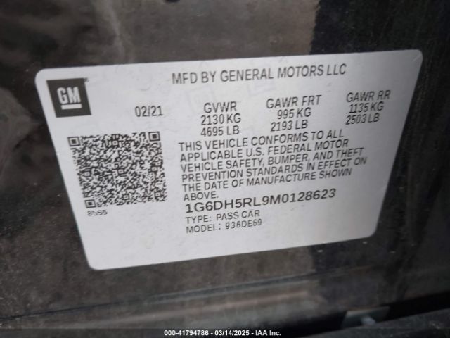 1G6DH5RL9M0128623 Cadillac Ct4 V-series