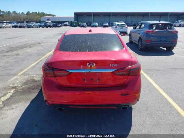 JN1FV7AP8KM760885 Infiniti Q50 3.0t Red Sport 400