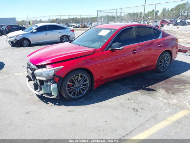 JN1FV7AP8KM760885 Infiniti Q50 3.0t Red Sport 400