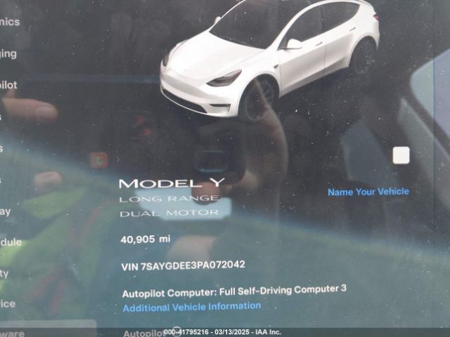 7SAYGDEE3PA072042 Tesla Model Y Awd/long Range Dual Motor All-wheel Drive