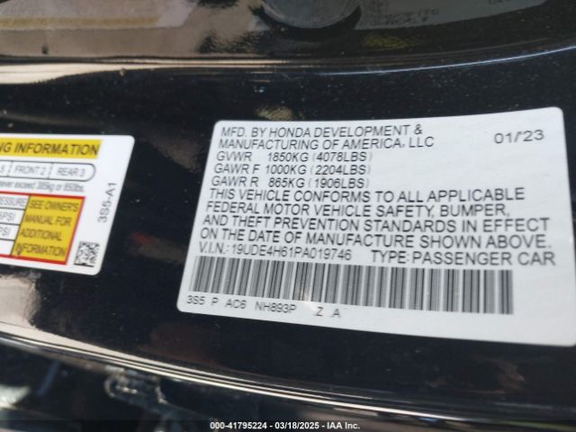 2023 ACURA INTEGRA 19UDE4H61PA019746 Photo 8