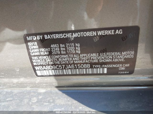 WBA8D9C57JA615088 BMW 330i Xdrive
