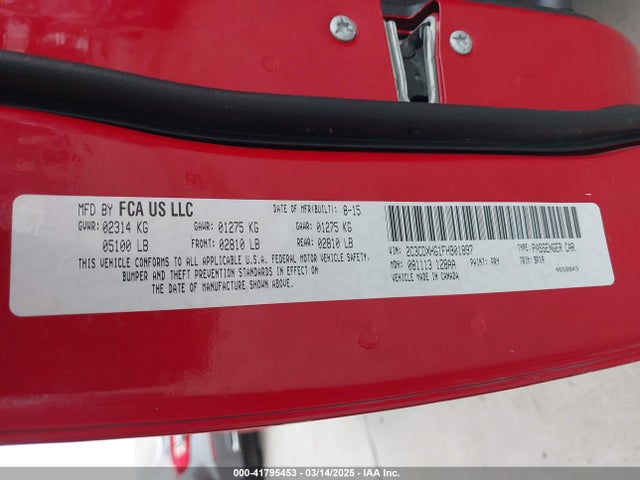 Dodge Charger Sxt 2015 2C3CDXHG1FH901897 Image 9