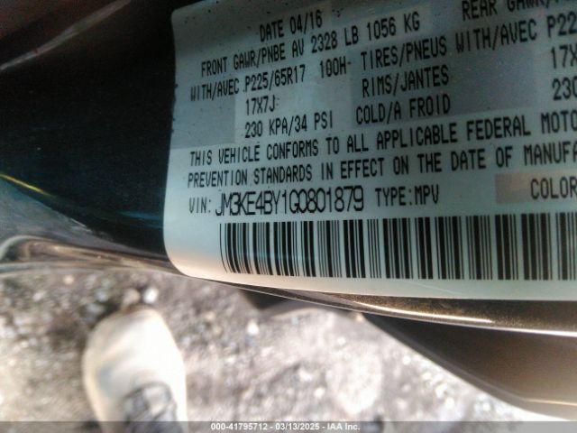 2016 MAZDA CX-5 JM3KE4BY1G0801879 Photo 8