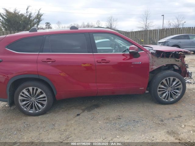 5TDEBRCH3LS003336 Toyota Highlander Hybrid Platinum