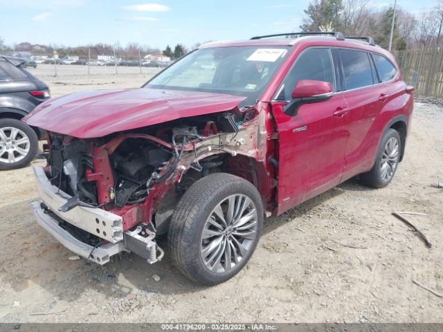 5TDEBRCH3LS003336 Toyota Highlander Hybrid Platinum