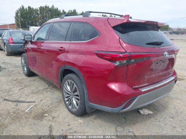 5TDEBRCH3LS003336 Toyota Highlander Hybrid Platinum