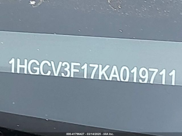 1HGCV3F17KA019711 Honda ACCORD HYBRID