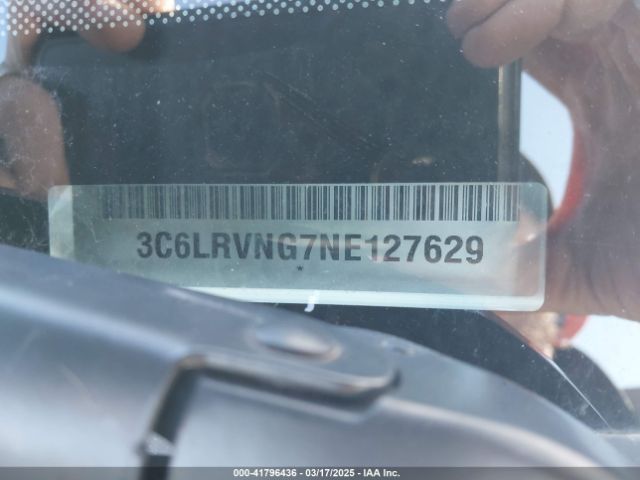 3C6LRVNG7NE127629 RAM Promaster 1500 Low Roof 118 Wb