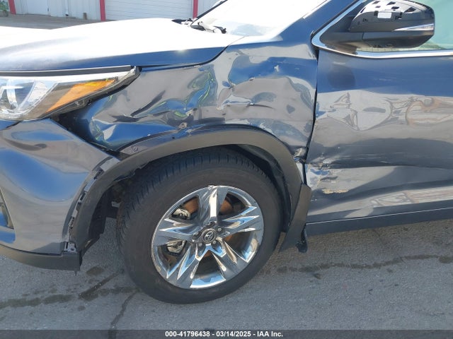 5TDDZRFH1JS828615 Toyota Highlander Limited Platinum