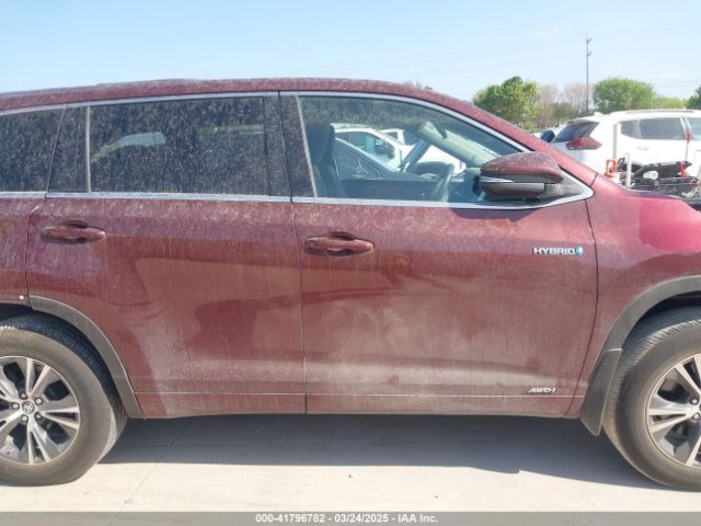 5TDBGRFH8HS035433 Toyota Highlander Hybrid Le