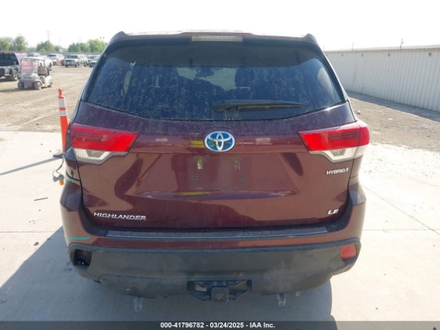 5TDBGRFH8HS035433 Toyota Highlander Hybrid Le